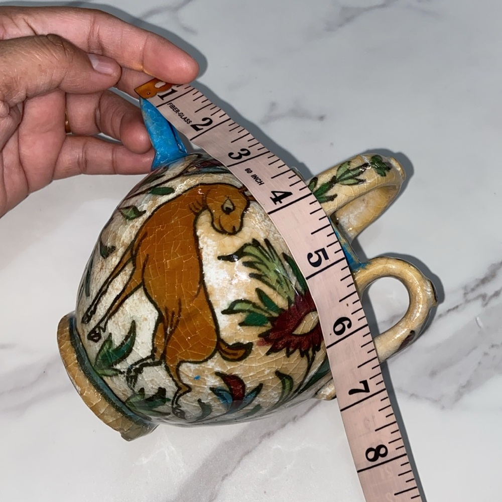 Vintage Collectible Hand Made Hand Painted Pottery Jug - Picture 17 of 17